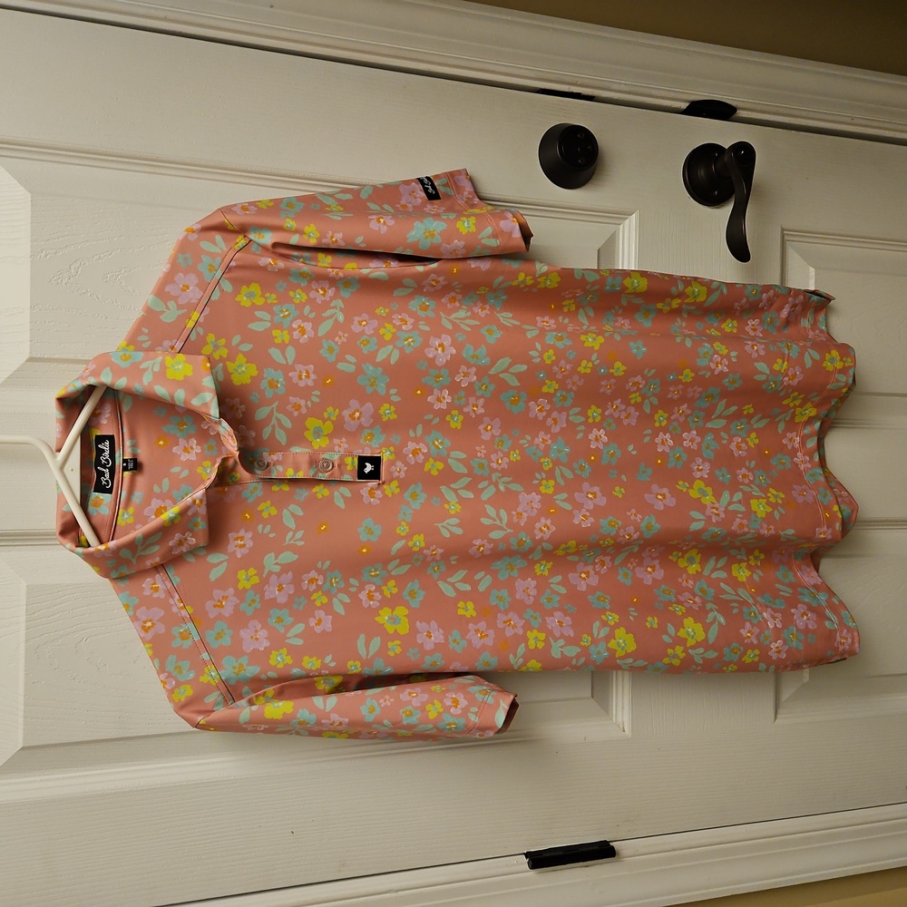 Bad Birdie Floral Polo